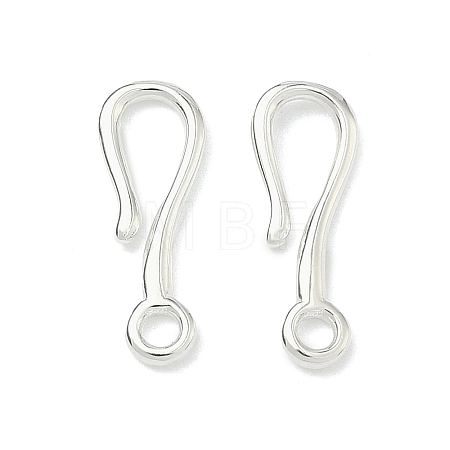 925 Sterling Silver Hook Clasps STER-A050-09A-S-1