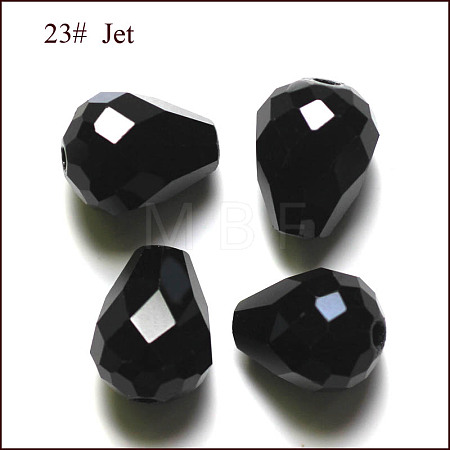 Imitation Austrian Crystal Beads SWAR-F062-12x10mm-23-1