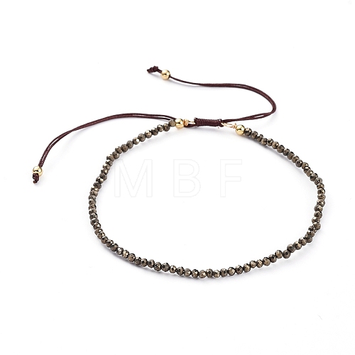 Braided Bead Bracelets BJEW-JB04917-03-1