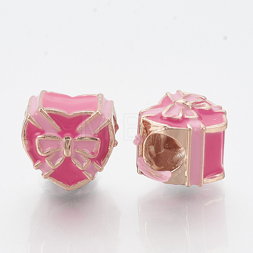 Alloy European Beads X-MPDL-Q209-024RG-1