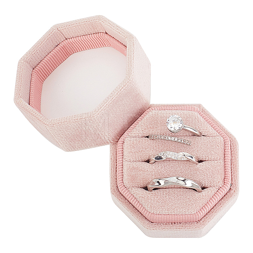 Velvet Ring Boxes VBOX-WH0013-01C-1