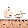 304 Stainless Steel Charms STAS-Q201-T445-8R-3