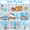 Paper & Iron Ball Lantern Party Decor AJEW-NB0009-45B-3