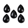 Natural Black Banded Agate(Dyed & Heated) Cabochons G-H094-01A-28-1