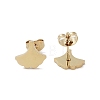 Vacuum Plating 304 Stainless Steel Stud Earrings for Women EJEW-A048-46E-G-2