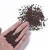 Baking Paint Glass Seed Beads SEED-S001-K18-4