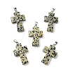 Natural Dalmatian Jasper Pendants GG-K002-11A-1