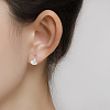 999 Fine Silver Cuff Earrings FS-WG3F72D-01-2