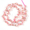 Natural Pink Opal Beads Strands G-T141-54-2