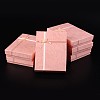 Jewelry Cardboard Boxes with Flower(Color Random Delivery) and Sponge Inside CBOX-R023-4-3