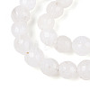 Dyed Natural White Jade Beads Strands X-G-T139-6mm-60-26-3