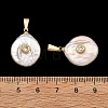 Baroque Natural Keshi Pearl Pendants PALLOY-JF05898-3