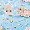 12Pcs Brass Pendant Cabochon Settings KK-TA0003-10C-7