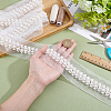 2Yards Netting Fabric Beaded Trim Ribbon OCOR-ME0001-64B-01-3
