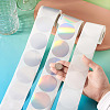 3 Rolls 3 Styles Vinyl Plastic Printable Holographic Stickers OFST-TA0001-10A-6