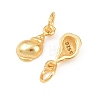 925 Sterling Silver Shell Shape Charms STER-I023-01G-03-2