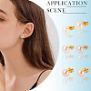 6Pcs 3 Colors Natural Cultured Freshwater Pearl Stud Earrings EJEW-TAC00027-8