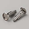 304 Stainless Steel Cuff Button STAS-WH0022-95P-2