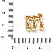 Brass Micro Pave Cubic Zirconia Pendants KK-A300-02G-M-3