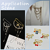 30Pcs Alloy Brooch Findings FIND-SC0022-86-5