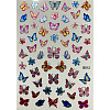 Laser Butterfly Nail Polish Foil Adhesive Decals MRMJ-T078-237L-1