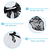 6Pcs 2 Colors Lace Bowknot Polyester Alligator Hair Clips PHAR-FH0001-05-4