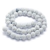 Synthetic Turquoise Beads Strands G-P387-02-6mm-2