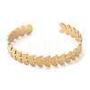 304 Stainless Steel Cuff Bangles for Women BJEW-K263-05G-03-2