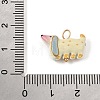 Baking Paint Alloy Pendants AL-CBA0BFE-01C-3
