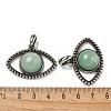 Natural Green Aventurine Pendants G-G147-07AS-03-3