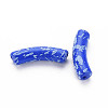 Opaque Spray Painted Acrylic Beads MACR-S372-002F-B02-2