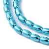 Electroplate Beads Strands X-EGLA-H104-02D-3