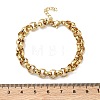 304 Stainless Steel Rolo Chain Bracelets for Women BJEW-A160-05G-5