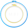 2Pcs 2 Colors Embroidery Hoops DIY-GF0014-40-1