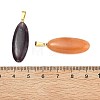Natural Mixed Gemstone Pendants PALLOY-JF05333-4