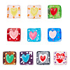 10Pcs 10 Colors Handmade Lampwork Enamel Beads LAMP-TA0002-57-1