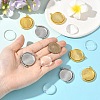 20Pcs 2 Colors Zinc Alloy Pendant Cabochon Settings DIY-YW0018-49-3
