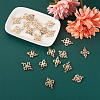 Alloy Crystal Rhinestone Links Connectors PALLOY-TA0002-25LG-4