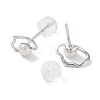 Natural Pearl Stud Earrings for Women EJEW-C083-07D-P-2