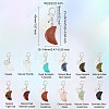 12Pcs Moon Gemstone Pendants Decoration HJEW-BC0001-28-2