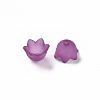 Transparent Acrylic Beads Caps PL543-7-4