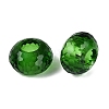 Transparent Glass European Beads GPDL-Q024-14mm-A05-2