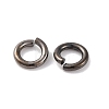 Brass Open Jump Rings KK-G514-01C-B-2