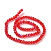Electroplate Glass Beads Strands EGLA-A034-T2mm-L09-2