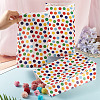 12Pcs Rainbow Color Rectangle Paper Candy Bags ABAG-TA0002-34A-6