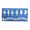 Music Note & Ballet Dancer Food Grade Silicone Mat Moulds MUSI-PW0003-02-2