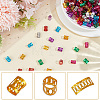 300Pcs Aluminum Dreadlocks Beads Hair Decoration ALUM-PA0001-03-6