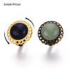 Adjustable Alloy & Iron Bezel Cup Ring Base with Rotatable Tray MAK-T012-14AB-5