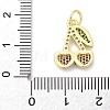 Brass Micro Pave Cubic Zirconia Pendants KK-S511-03E-G-3