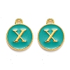 Golden Plated Alloy Enamel Charms LS-ENAM-Q437-15X-1